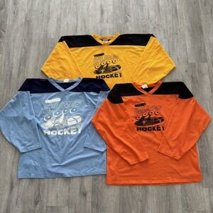 Vintage Lot Of 3 Inline Roller Hockey Jerseys Size L/XL 1999/2000 Mesh